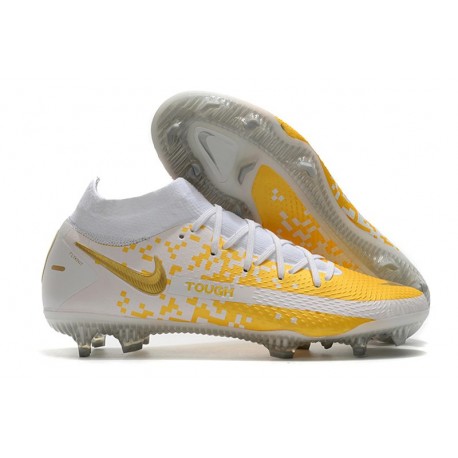 Nike Phantom GT Elite DF FG Firm Ground White Golden