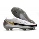 New 2021 Nike Phantom GT Elite FG Boots White Black Gold Red