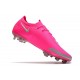 New 2021 Nike Phantom GT Elite FG Boots Pink Silver