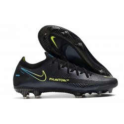 New 2021 Nike Phantom GT Elite FG Boots Black Volt