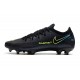 New 2021 Nike Phantom GT Elite FG Boots Black Volt