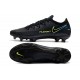 New 2021 Nike Phantom GT Elite FG Boots Black Volt