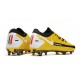 New 2021 Nike Phantom GT Elite FG Boots Yellow Black White