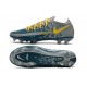 New 2021 Nike Phantom GT Elite FG Boots Blue Grey Yellow