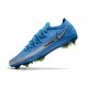 New 2021 Nike Phantom GT Elite FG Boots Blue Silver