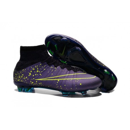 nike cleats purple