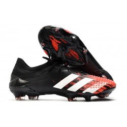 adidas Predator Mutator 20.1 Low Cut FG Core Black White Active Red