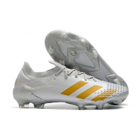 adidas News Predator Mutator 20.1 Low FG White Golden