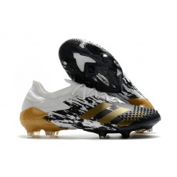 adidas News Predator Mutator 20.1 Low FG White/ Gold Metallic/ Core Black