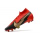 Nike Mercurial Superfly 7 Elite FG Mens Boot Red Black Gold