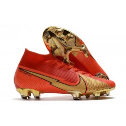 Nike Mercurial Superfly 7 Elite FG Cristiano Ronald CR100 Red Gold