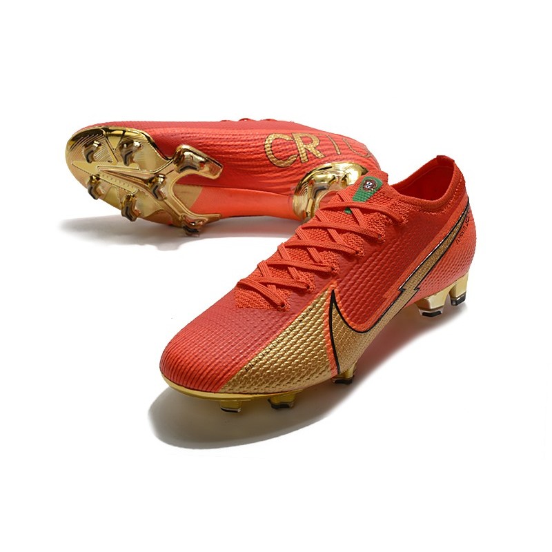 Nike 2020 Mercurial Vapor XIII Elite FG CR100 Red Gold