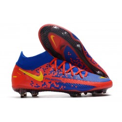 Nike Phantom GT Elite DF FG Firm Ground Red Blue Yellow