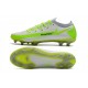 New 2021 Nike Phantom GT Elite FG Boots White Volt