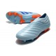 adidas Copa 20+ FG K-Leather Sky Tint Team Royal Blue Signal Coral