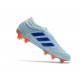 adidas Copa 20+ FG K-Leather Sky Tint Team Royal Blue Signal Coral