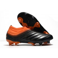 adidas Copa 20+ FG K-Leather Soccer Cleat Signal Coral Core Black Glory Red