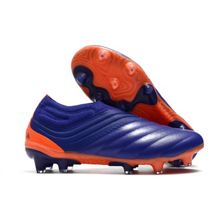 adidas Copa 20+ FG K-Leather Soccer Cleat Purple Green Orange