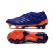 adidas Copa 20+ FG K-Leather Soccer Cleat Purple Green Orange