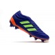 adidas Copa 20+ FG K-Leather Soccer Cleat Purple Green Orange