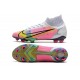 Nike Mercurial Superfly 8 Elite Cleats White Pink Black