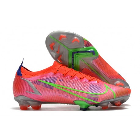 Nike Mercurial Vapor 14 Elite FG Boots Bright Crimson Metallic Silver