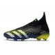 adidas Predator Freak + FG Shoes Core Black White Solar Yellow