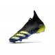 adidas Predator Freak + FG Shoes Core Black White Solar Yellow