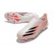 adidas X Ghosted + FG New Soccer Shoes White Red Black