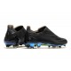 adidas X Ghosted + FG New Soccer Shoes Black Blue