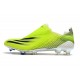 adidas X Ghosted + FG New Soccer Shoes Solar Yellow Core Black