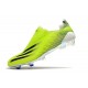 adidas X Ghosted + FG New Soccer Shoes Solar Yellow Core Black