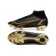 Nike Mercurial Superfly 8 Elite Cleats Black Gold