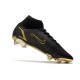 Nike Mercurial Superfly 8 Elite Cleats Black Gold