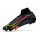 Nike Mercurial Superfly 8 Elite Cleats Black Cyber Off Noir