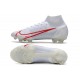 Nike Mercurial Superfly 8 Elite Cleats White Red