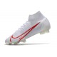 Nike Mercurial Superfly 8 Elite Cleats White Red