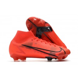 Nike Mercurial Superfly 8 Elite Cleats Red Black