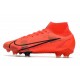 Nike Mercurial Superfly 8 Elite Cleats Red Black