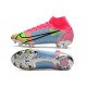 Nike Mercurial Superfly 8 Elite Cleats Pink Blue Green