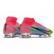 Nike Mercurial Superfly 8 Elite Cleats Pink Blue Green
