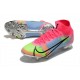 Nike Mercurial Superfly 8 Elite Cleats Pink Blue Green