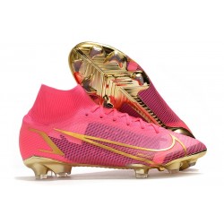 Nike Mercurial Superfly 8 Elite Cleats Laser Crimson Black