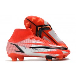 Nike Superfly 8 Spark Positivity CR7 Elite FG Ronaldo Red White Black