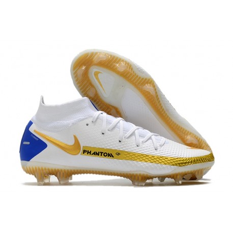 News Nike Phantom GT Elite DF FG White Gold Blue