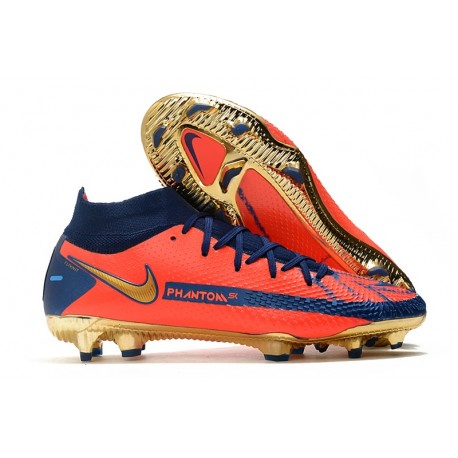 News Nike Phantom GT Elite DF FG Orange Blue Golden