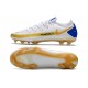 Nike Phantom GT Elite FG ACC Cleats White Gold Blue