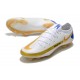 Nike Phantom GT Elite FG ACC Cleats White Gold Blue