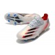 adidas X Ghosted .1 FG Boot White Black Red