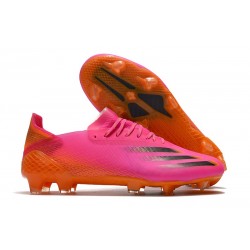 adidas X Ghosted .1 FG Boot Shock Pink Core Black Screaming Orange